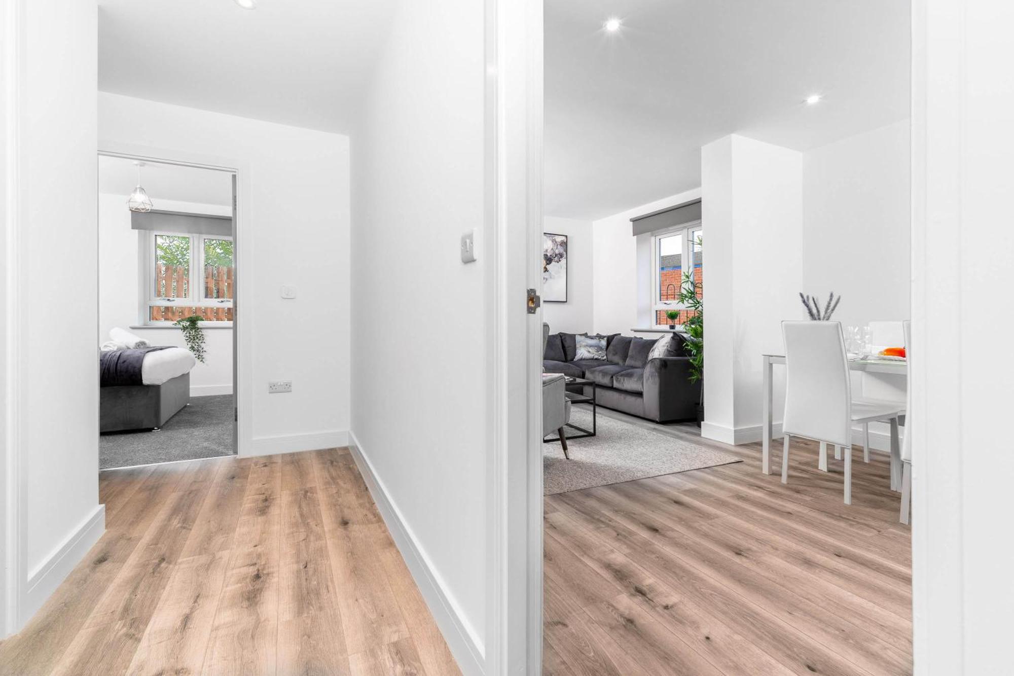 Luxury Apartment - 2 Bedrooms - Balcony - Parking - Netflix - Wifi - 7Mc Birmingham Exterior foto